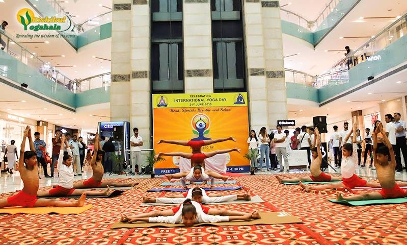5th International Yoga Celebaretion Rishikul Yogshala