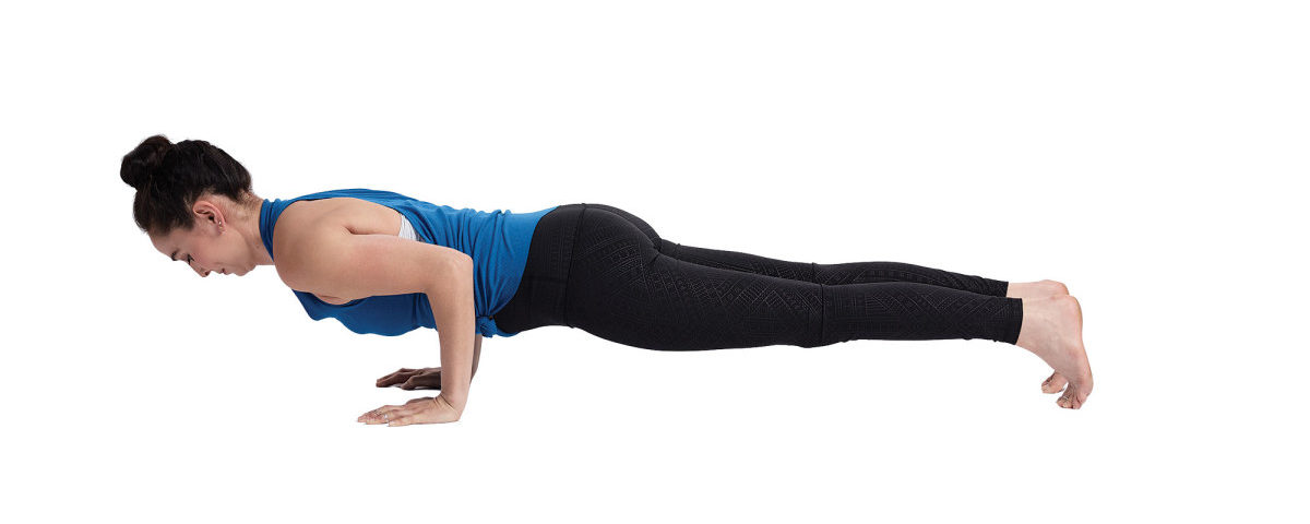 Chaturanga Dandasana (Four-Limbed Staff Pose)