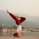 Head stand pose