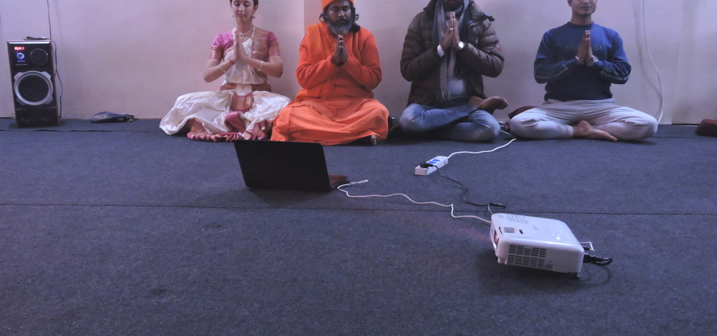 opening ceremony in rishikul yogshala