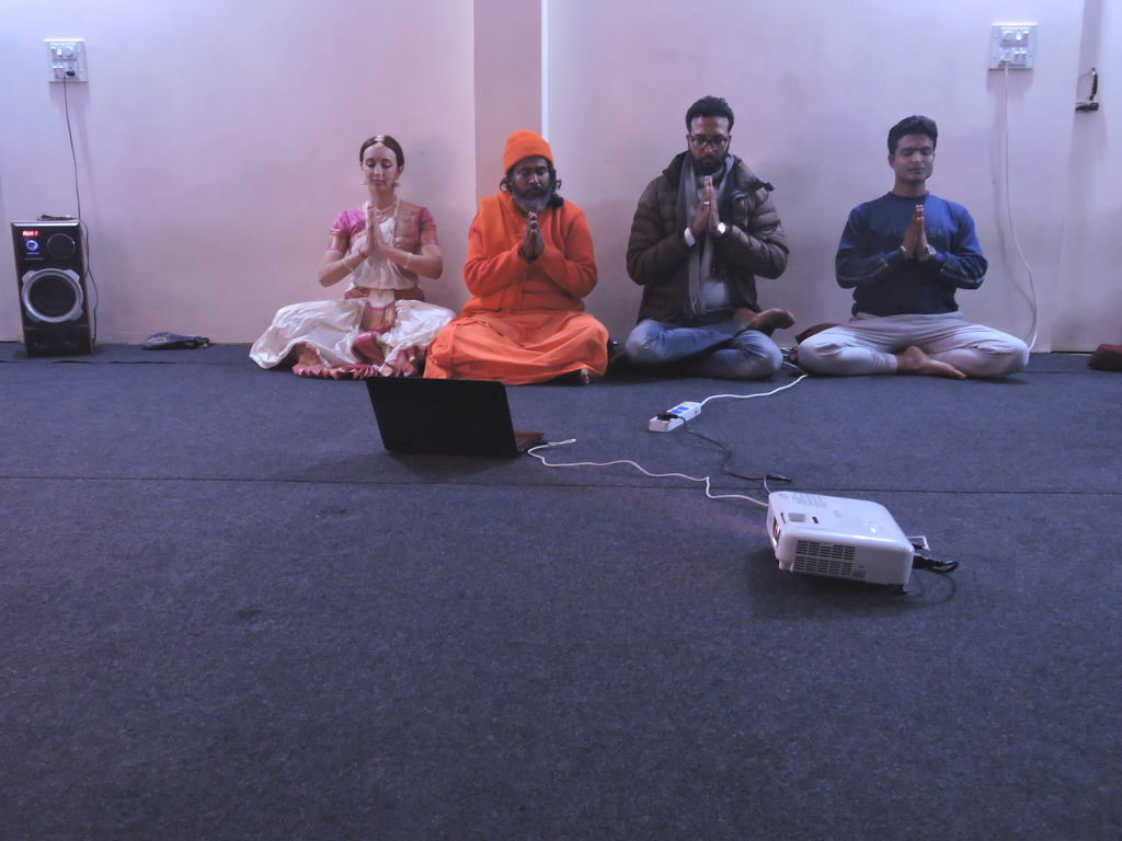 opening ceremony in rishikul yogshala