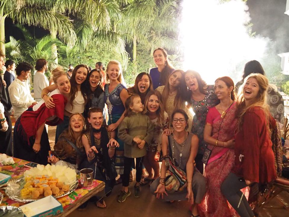 rishikul yogshala diwali celebration